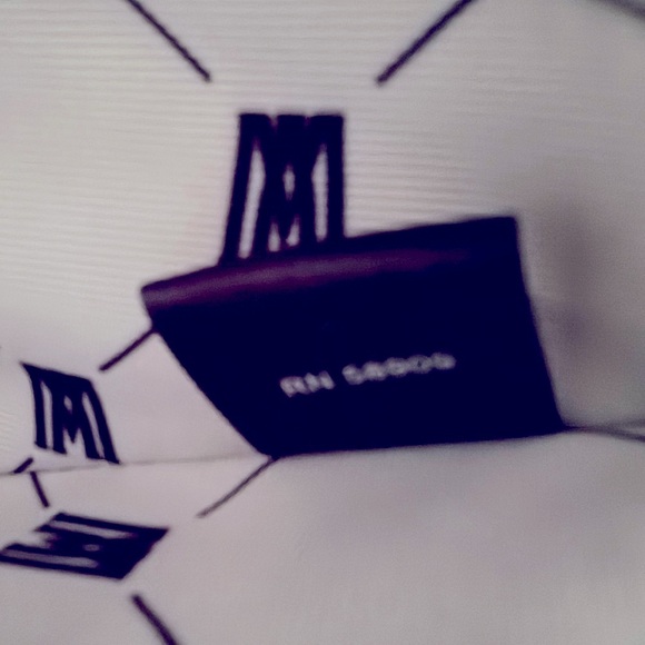 ANTONIO MELANI Black Leather Croc-Embossed Tote Bag NWOT - Picture 11 of 13